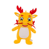 Plush Stuffed Animal Dragon Toys Soft Adorable for Home Decor Toddlers Gifts Yellow