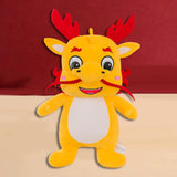 Plush Stuffed Animal Dragon Toys Soft Adorable for Home Decor Toddlers Gifts Yellow
