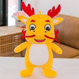 Plush Stuffed Animal Dragon Toys Soft Adorable for Home Decor Toddlers Gifts Yellow