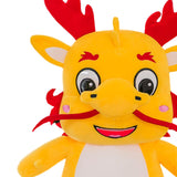Plush Stuffed Animal Dragon Toys Soft Adorable for Home Decor Toddlers Gifts Yellow