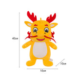 Plush Stuffed Animal Dragon Toys Soft Adorable for Home Decor Toddlers Gifts Yellow