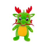 Plush Stuffed Animal Dragon Toys Soft Adorable for Home Decor Toddlers Gifts Green