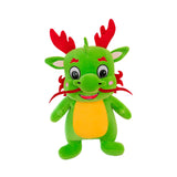 Plush Stuffed Animal Dragon Toys Soft Adorable for Home Decor Toddlers Gifts Green