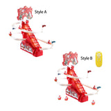 Electric Climbing Ladder Santa Claus Gift Funny for Living Room Shelf Office Style A