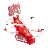 Electric Climbing Ladder Santa Claus Gift Funny for Living Room Shelf Office Style A