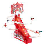 Electric Climbing Ladder Santa Claus Gift Funny for Living Room Shelf Office Style A