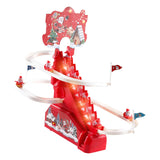 Electric Climbing Ladder Santa Claus Gift Funny for Living Room Shelf Office Style A