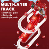 Electric Climbing Ladder Santa Claus Gift Funny for Living Room Shelf Office Style A