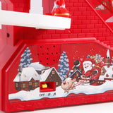 Electric Climbing Ladder Santa Claus Gift Funny for Living Room Shelf Office Style A