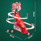 Electric Climbing Ladder Santa Claus Gift Funny for Living Room Shelf Office Style A