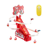 Electric Climbing Ladder Santa Claus Gift Funny for Living Room Shelf Office Style B