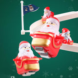 Electric Climbing Ladder Santa Claus Gift Funny for Living Room Shelf Office Style B