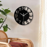 Maxbell Wall Clock Catholic Sculpture Figurine Gift for Bathroom Hotel Bedroom