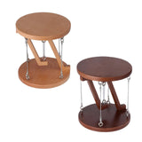 Tensegrity Table Toy Tensegrity Structure Floating Table for Desk Home Decor Light Brown