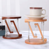 Tensegrity Table Toy Tensegrity Structure Floating Table for Desk Home Decor Light Brown