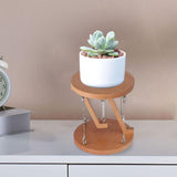 Tensegrity Table Toy Tensegrity Structure Floating Table for Desk Home Decor Light Brown