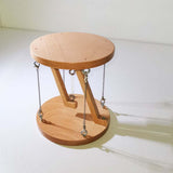 Tensegrity Table Toy Tensegrity Structure Floating Table for Desk Home Decor Light Brown
