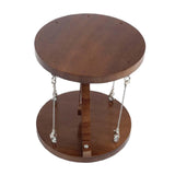 Tensegrity Table Toy Tensegrity Structure Floating Table for Desk Home Decor Dark Brown