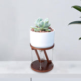 Tensegrity Table Toy Tensegrity Structure Floating Table for Desk Home Decor Dark Brown