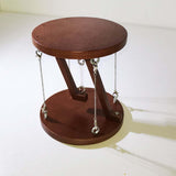 Tensegrity Table Toy Tensegrity Structure Floating Table for Desk Home Decor Dark Brown