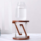 Tensegrity Table Toy Tensegrity Structure Floating Table for Desk Home Decor Dark Brown