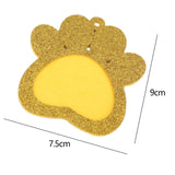 Maxbell 4xChristmas Photo Frame Ornament Christmas Tree Decoration for Fireplace Party Yellow