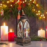 Christmas Lantern Christmas Gift Jesus Lantern for Window Wedding Front Door Style B