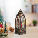 Christmas Lantern Christmas Gift Jesus Lantern for Window Wedding Front Door Style B