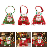 Maxbell 2xChristmas Doll Gift Bag Xmas Candy Bag for Christmas Xmas Party Holiday Green Santa