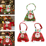 Maxbell 6xChristmas Doll Gift Bag Xmas Candy Bag for Christmas Xmas Party Holiday Green Santa