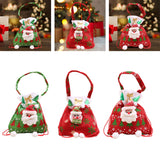 Maxbell 5xChristmas Doll Gift Bag Xmas Candy Bag for Christmas Xmas Party Holiday Green Santa