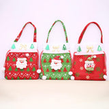 Maxbell 4xChristmas Doll Gift Bag Xmas Candy Bag for Christmas Xmas Party Holiday Green Santa