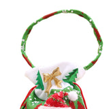 Maxbell 2xChristmas Doll Gift Bag Xmas Candy Bag for Christmas Xmas Party Holiday Green Santa