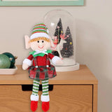 Christmas Novelty Toys Elves Elf Plush Dolls for Party New Year Party Favors Girls