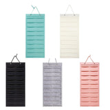 Claw Clip Holder Large Wall Mounted Felt Claw Clip Hanger for Shop Door Dorm Black