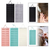 Claw Clip Holder Large Wall Mounted Felt Claw Clip Hanger for Shop Door Dorm Black