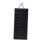 Claw Clip Holder Large Wall Mounted Felt Claw Clip Hanger for Shop Door Dorm Black