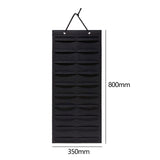 Claw Clip Holder Large Wall Mounted Felt Claw Clip Hanger for Shop Door Dorm Black