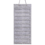 Claw Clip Holder Large Wall Mounted Felt Claw Clip Hanger for Shop Door Dorm Gray