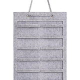 Claw Clip Holder Large Wall Mounted Felt Claw Clip Hanger for Shop Door Dorm Gray
