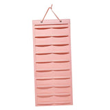 Claw Clip Holder Large Wall Mounted Felt Claw Clip Hanger for Shop Door Dorm Pink