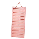 Claw Clip Holder Large Wall Mounted Felt Claw Clip Hanger for Shop Door Dorm Pink