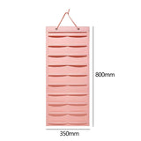 Claw Clip Holder Large Wall Mounted Felt Claw Clip Hanger for Shop Door Dorm Pink