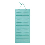 Claw Clip Holder Large Wall Mounted Felt Claw Clip Hanger for Shop Door Dorm Blue