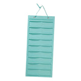 Claw Clip Holder Large Wall Mounted Felt Claw Clip Hanger for Shop Door Dorm Blue