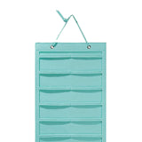 Claw Clip Holder Large Wall Mounted Felt Claw Clip Hanger for Shop Door Dorm Blue