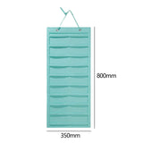 Claw Clip Holder Large Wall Mounted Felt Claw Clip Hanger for Shop Door Dorm Blue