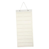 Claw Clip Holder Large Wall Mounted Felt Claw Clip Hanger for Shop Door Dorm White