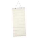 Claw Clip Holder Large Wall Mounted Felt Claw Clip Hanger for Shop Door Dorm White