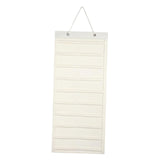 Claw Clip Holder Large Wall Mounted Felt Claw Clip Hanger for Shop Door Dorm White